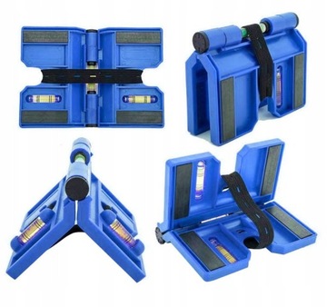 POZIOMICA KĄTOWA Z MAGNESAMI DO SŁUPÓW SŁUPKÓW 3X LIBELLE