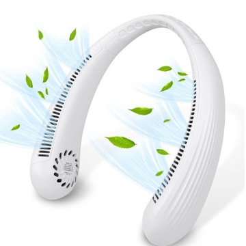 МИНИ-ВЕНТИЛЯТОР ПОРТАТИВНЫЙ ВЕНТИЛЯТОР USB ПОДВЕСНЫЕ НАУШНИКИ БЕЗ ЛИСТЕЙ МОЩНЫЕ