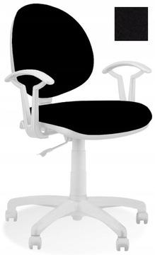 FOTEL MŁODZIEŻOWY OBROTOWY SMART-W CZARNY NOWY STY