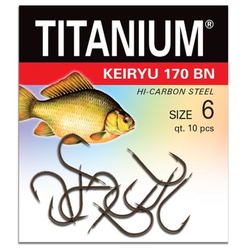 Haczyki Robinson Titanium Keiryu 170BN #6
