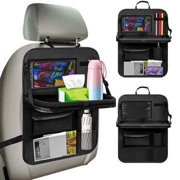 2 автомобильных органайзера для сиденья, стола для планшета, ноутбука, автомобильной защиты