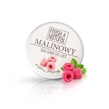 Balsam do ust MALINOWY 15 ml Fresh & Natural