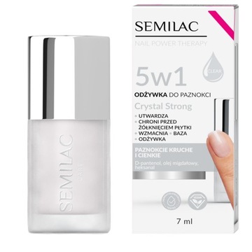 SEMILAC ODŻYWKA DO PAZNOKCI - CRYSTAL STRONG 7ml