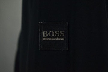 Hugo Boss Conas Płaszcz Męski Ocieplany Skórzane Wstawki 48/M