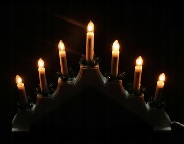 ЭЛЕКТРИЧЕСКИЙ ПОДСВЕЧНИК NICE ADVENT 7 LED