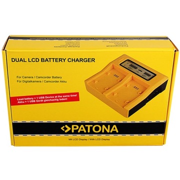 Зарядное устройство PATONA DUAL LCD Sony NP-FW50