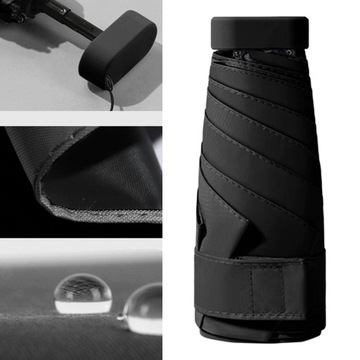 Parasole przeciwdeszczowe dla dorosłych Czarne