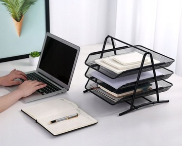 ЯЩИКИ ДЛЯ ДОКУМЕНТОВ 3 ПОЛКИ МЕТАЛЛИЧЕСКАЯ ПОЛКА А4 x4