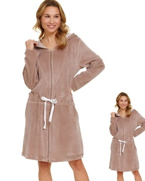 Damski SZLAFROK Bluza Doctor Nap 1008 XXL / 44 Beż
