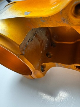 Крепление на руль с костяной полкой KTM SXF EXCF 500 530 250 Шесть дней