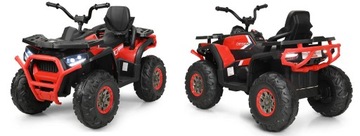 АККУМУЛЯТОР QUAD ATV 4X4 КОЖА МЯГКИЕ КОЛЕСА EVA ПОДСВЕТКИ ЗВУК ДИСТАНЦИОННЫЙ 2.4G
