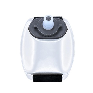 Przenośna silikonowa butelka na wodę 200 ml przezr