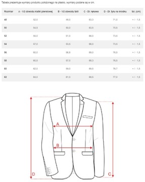 Marynarka męska Slim Fit PAKO LORENTE 176/56