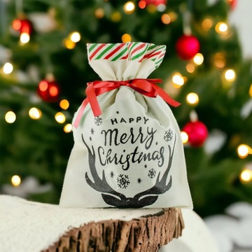 РОЖДЕСТВЕНСКАЯ СУМКА ПОДАРОЧНАЯ СУМКА СУМКА 22X32 СМ