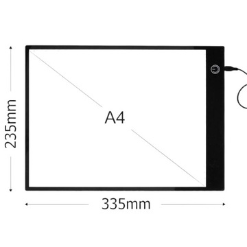 ГРАФИЧЕСКИЙ ПЛАНШЕТ Crafts & Co XL LED Brightpad + БЕСПЛАТНОЕ ЗАРЯДНОЕ УСТРОЙСТВО! СВЕТОДИОДНАЯ ПЛАТА