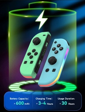 Беспроводная панель Joy-Con Pair Neon для консоли Nintendo Switch