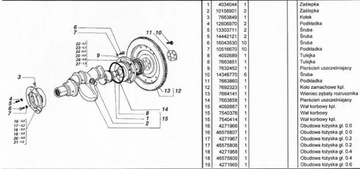 VĚNEC OZUBENÝ STARTÉR FIAT 126P TOVÁRNÍ 7664141