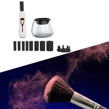 Сушилка для чистки кистей для макияжа с 8 резинками.