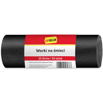 Topseller worki na śmieci 35l 50szt