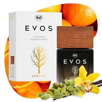 Naturalne perfumy odświeżacz do samochodu domu atomizer K2 EVOS SAMURAI