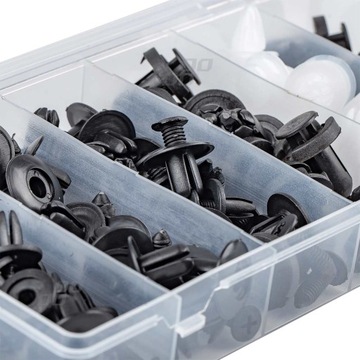 Набор автомобильных зажимов и штифтов, 100 шт.