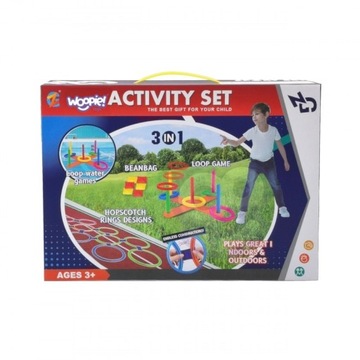 WOOPIE 3in1 Serso Set Hopscotch Cornhole Мешки для метания в мишень
