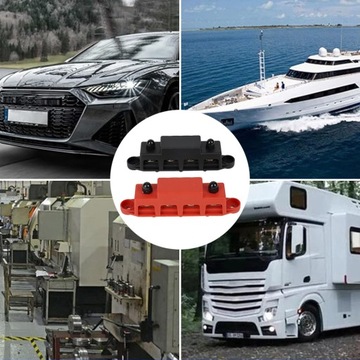 2 ШИНЫ M8 РАСПРЕДЕЛИТЕЛЬНЫЙ СТОЛБ ЗАЗЕМЛЕНИЕ МИНУС 12 В/250 А