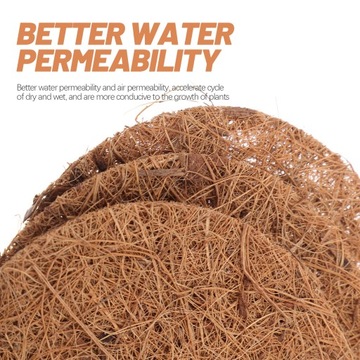 ВСТАВКА ДЛЯ ЦВЕТОЧНОГО ГОРШКА КОКОСОВАЯ ПАЛЬМА 12 ШТ.