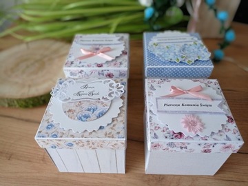 ВЗРЫВАЮЩАЯСЯ КОРОБКА СУВЕНИРЫ ПОДАРОК ​​НА КРЕЩЕНИЕ 3d