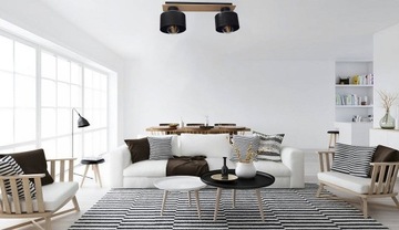 ПОТОЛОЧНЫЙ СВЕТИЛЬНИК ЛЮСТРА 015-2PL LED E27 ЛОФТ ГОСТИНАЯ КУХНЯ