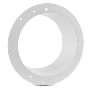 Диффузор приточного воздуха с рамкой fi 125, белый VAN125