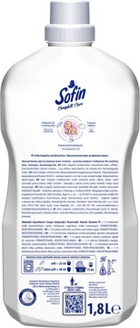 SOFIN Płyn do Płukania Tkanin Koncentrat MIX Zapachów Vegan 1,8 x5 360 prań