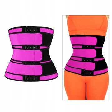 Неопреновый корсет для тренировки талии Sweat Rose Red M