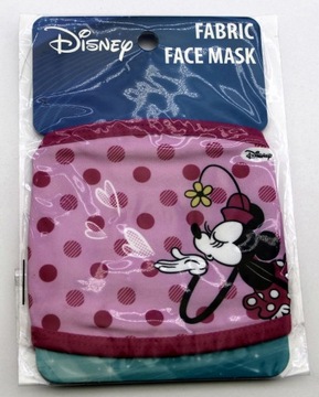 Maseczka dziecięca dziewczęca Myszka MINNIE DISNEY Dwuwarstwowa