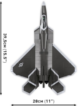COBI 5855 БЛОКИ Lockheed F-22 Raptor 695 Эл.