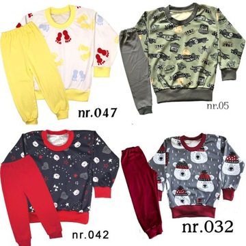 Пижама с длинными рукавами 100% хлопок ПОЛЬСКАЯ 128 см