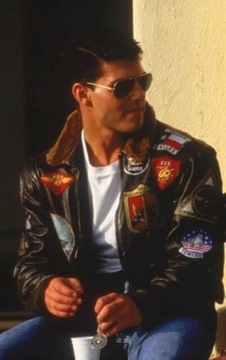 Kurtka Męska Skórzana Tom Cruise Top Gun Maverick