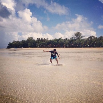 Скимборд GoZone Junior черный