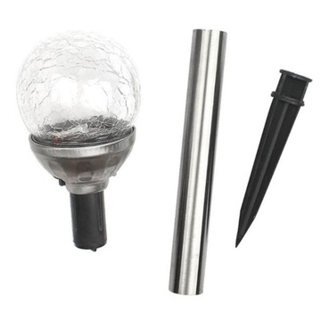 Солнечная садовая лампа Светодиодный стеклянный шар RGB