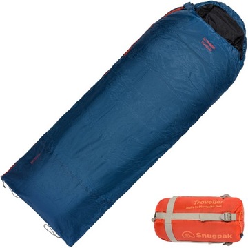 ŚPIWÓR SNUGPAK TRAVELLER RZ MOSKITIERA 2C 900g BLU