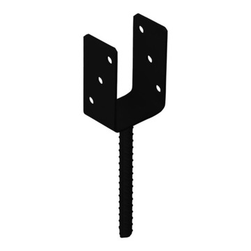 Основание столба – бетонный анкер П-образного типа – черный 90