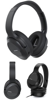 TONSIL R55BT Bluetooth-накладные беспроводные наушники TWS ANC PRO, черные