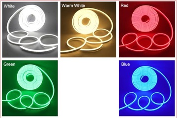 Лента светодиодная гибкая NEON IP68 230В 8х16 8Вт нейтральная 1м