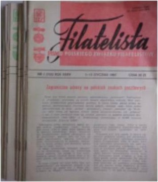 Filatelista nr 1,2,8-24 z 1987 roku