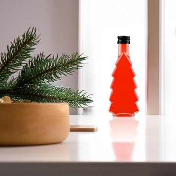 5X Butelka CHOINKA 250ML na likier nalewki prezent