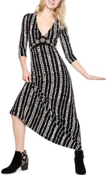 Sukienka DESIGUAL damska elegancka maxi r. S