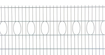 PANEL OWAL OZDOBNE OGRODZENIE 2D