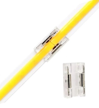 Złączka PODWÓJNA Taśma COB LED 8mm DOCISKOWA