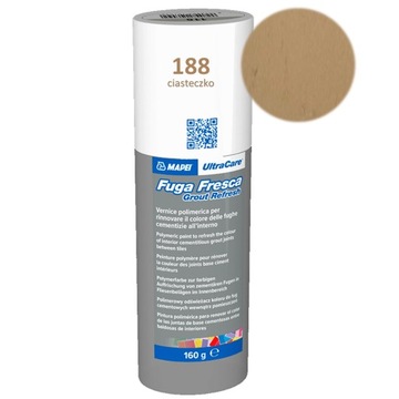 FUGA FRESCA ULTRACARE 160g MAPEI farba poliuretanowa do fug 188 ciasteczko