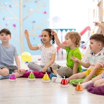 Разноцветные колокольчики HB8-5 БУМ, Монтессори Подарки для детей